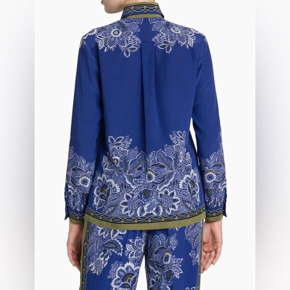 Etro Silk Bandana Blouse size 40/us size 4 - Picture 2 of 13